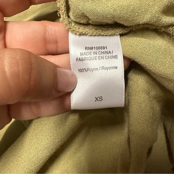 Young Fabulous & Broke Smocked light Green Frida smocked off shoulder Dress XS - Picture 8 of 10